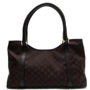 Pre-owned Nylon gucci-bags Gucci Vintage , Brown , Dames