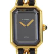 Pre-owned Metal watches Chanel Vintage , Black , Dames