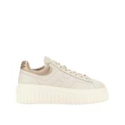 Sportieve en veelzijdige H-Stripes sneakers Hogan , Beige , Dames