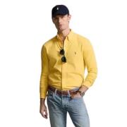 Gele katoenen overhemd Regular Fit Ralph Lauren , Yellow , Heren