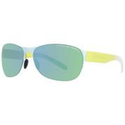 Groene Dames Zonnebril Ovaal Gespiegeld Porsche Design , Green , Dames