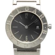 Pre-owned Metal watches Bvlgari Vintage , Black , Dames