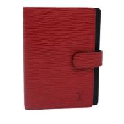 Pre-owned Leather home-office Louis Vuitton Vintage , Red , Unisex