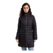 Zwarte gewatteerde jas Ralph Lauren , Black , Dames