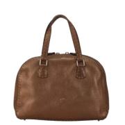 Pre-owned Leather handbags Fendi Vintage , Brown , Dames