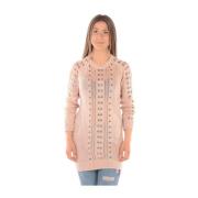 Stijlvolle Gebreide Pullover Trui Liu Jo , Pink , Dames