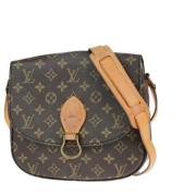 Pre-owned Canvas shoulder-bags Louis Vuitton Vintage , Brown , Dames