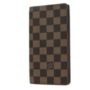 Pre-owned Canvas wallets Louis Vuitton Vintage , Brown , Dames