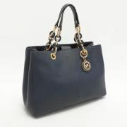 Pre-owned Leather totes Michael Kors Pre-owned , Blue , Dames