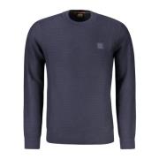 Blauwe Heren Trui Lange Mouw Hugo Boss , Blue , Heren