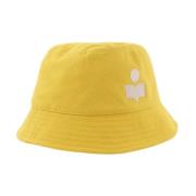 Gele Canvas Emmerhoed met Logo Isabel Marant , Yellow , Unisex