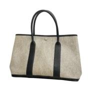 Pre-owned Canvas totes Hermès Vintage , Gray , Dames