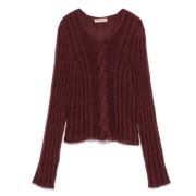 Stijlvolle Sweater Set Twinset , Brown , Dames