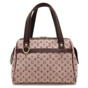 Pre-owned Canvas handbags Louis Vuitton Vintage , Pink , Dames