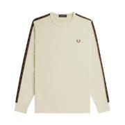 Taped Long Sleeve Tee Fred Perry , Beige , Heren