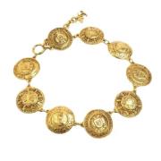 Pre-owned Metal chanel-jewelry Chanel Vintage , Yellow , Dames