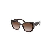 Stijlvolle Spr19Zs Zonnebril Prada , Brown , Unisex