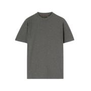 Zachte Grijze Katoenen Jersey T-shirt Loro Piana , Gray , Heren