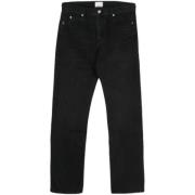 Denim straight jeans met versleten afwerking Isabel Marant , Black , H...