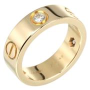 Pre-owned Metal rings Cartier Vintage , Yellow , Dames