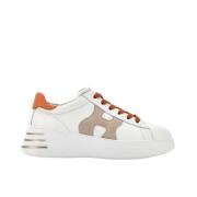 Rebel Leren Sneakers met Memory Foam Hogan , Multicolor , Dames