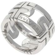 Pre-owned White Gold rings Bvlgari Vintage , Gray , Dames