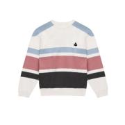 Gestreepte Logo Sweatshirt Isabel Marant , Multicolor , Heren