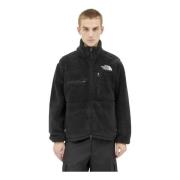 Fleece Weave Jas met Logo Motif The North Face , Black , Heren