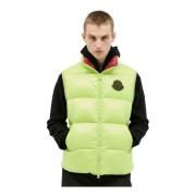 Gewatteerd Nylon Donsvest Moncler , Yellow , Heren