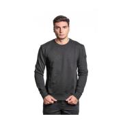 Zwarte Katoenen Sweatshirt Saidor 8 Peuterey , Black , Heren