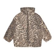 Puffers Midi-jack voor Leo-liefhebbers Ganni , Brown , Dames