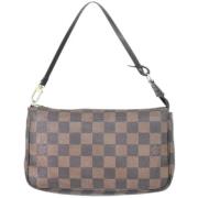 Pre-owned Canvas handbags Louis Vuitton Vintage , Brown , Dames