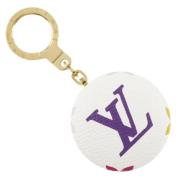 Pre-owned Fabric key-holders Louis Vuitton Vintage , White , Dames