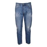 Katoenen Jeans voor Stijlvolle Look Imperial , Blue , Heren