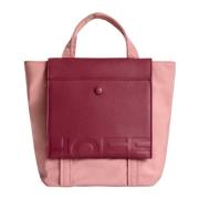 Nylon Daily Shopper Tas Roze Hoff , Pink , Dames