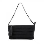 Pre-owned Canvas handbags Salvatore Ferragamo Pre-owned , Black , Dame...