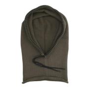 Cashmere Blend Maxi-Hoodie met Kinband Borsalino , Green , Unisex