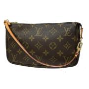 Pre-owned Canvas handbags Louis Vuitton Vintage , Brown , Dames