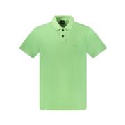 Groen Katoen Polo Shirt Hugo Boss , Green , Heren