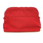 Pre-owned Cotton handbags Hermès Vintage , Red , Dames