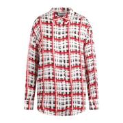 Geruite Oversized Shirt Essentiel Antwerp , Multicolor , Dames