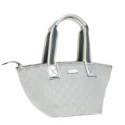 Pre-owned Canvas gucci-bags Gucci Vintage , Gray , Dames