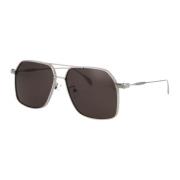 Stijlvolle zonnebril Am0372S Alexander McQueen , Gray , Heren