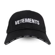 Baseballpet Vetements , Black , Dames