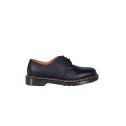 Zwarte Leren Oxford Schoenen Dr. Martens , Black , Heren