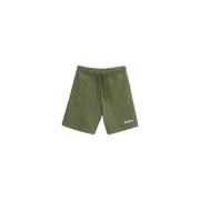 Katoen Lifestyle Fleece Shorts Kickers , Green , Heren