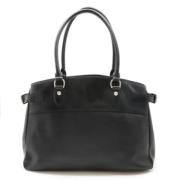 Pre-owned Leather shoulder-bags Louis Vuitton Vintage , Black , Dames