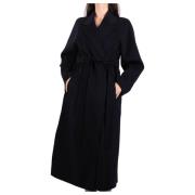 Midnight Blue Mantel Coat Max Mara , Blue , Dames