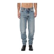 Wortelpasvorm Jeans Won Hundred , Blue , Heren