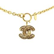 Pre-owned Metal chanel-jewelry Chanel Vintage , Yellow , Dames